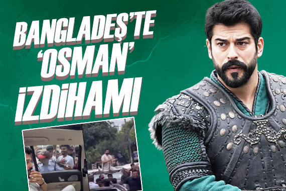 Bangladeş te Burak Özçivit izdihamı