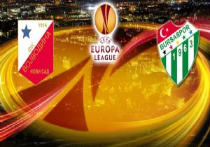 Vojvodina: 0 - Bursaspor: 1 Şifresiz İzle