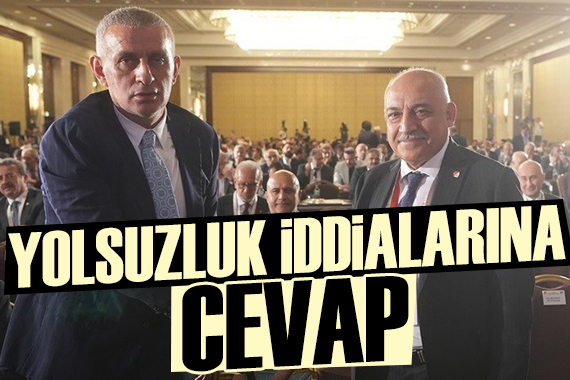 Mehmet Büyükekşi den yolsuzluk iddialarına cevap