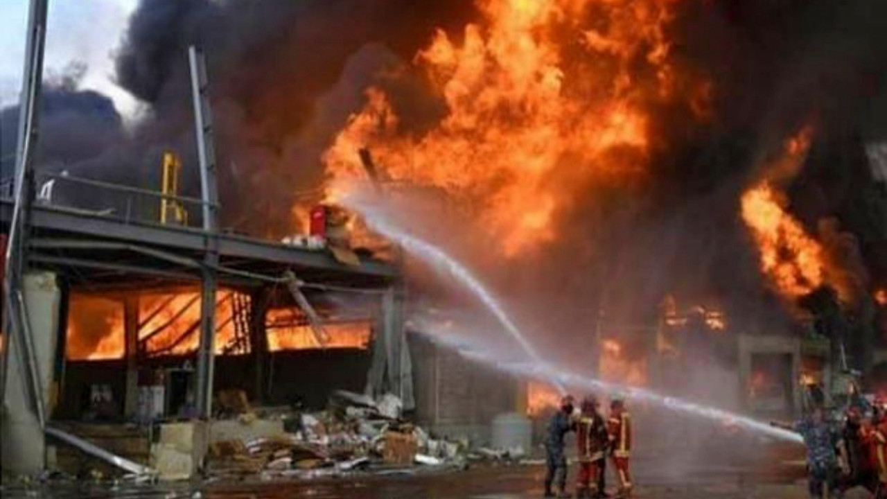 Lübnan’da yangın: Çok sayıda yaralı var!
