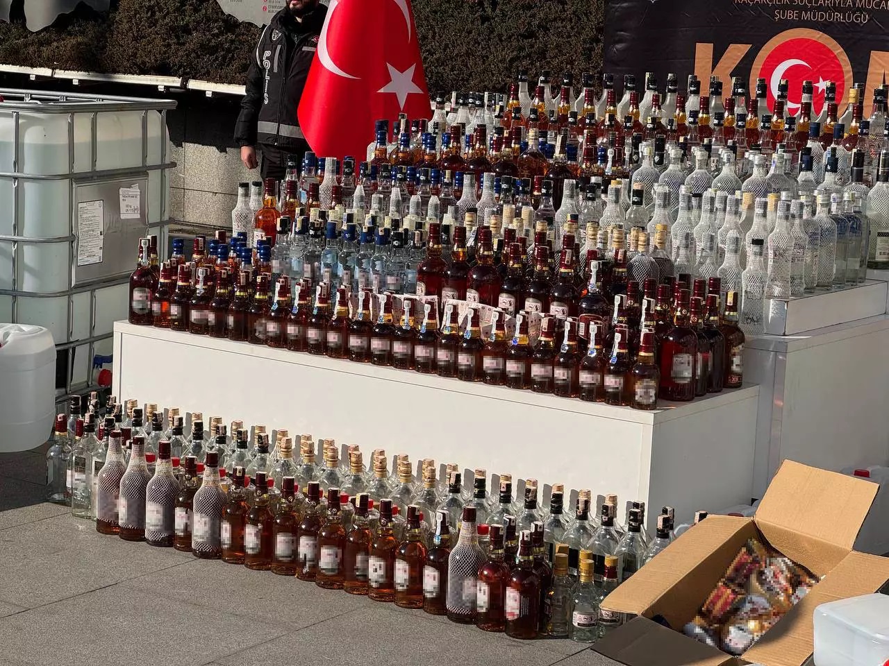 Sahte alkol operasyonu! İl Emniyet Müdürü açıklama yaptı