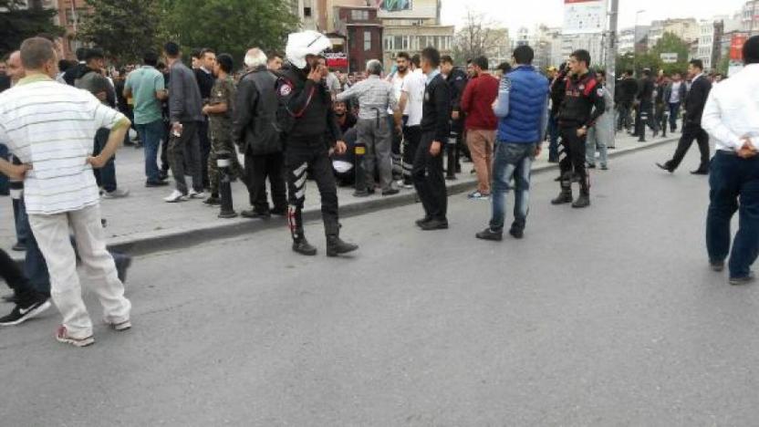 İstanbul da çatışma: Bir polis yaralandı