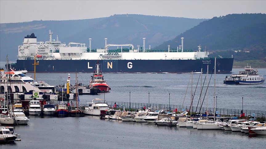 LNG gemisi Türkiye ye doğru açıldı
