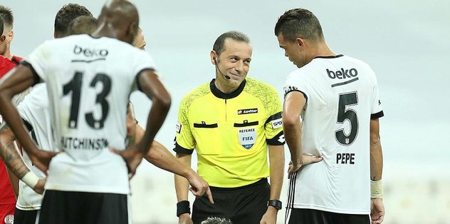 Beşiktaş ın Çakır lı maçlarda galibiyeti yok