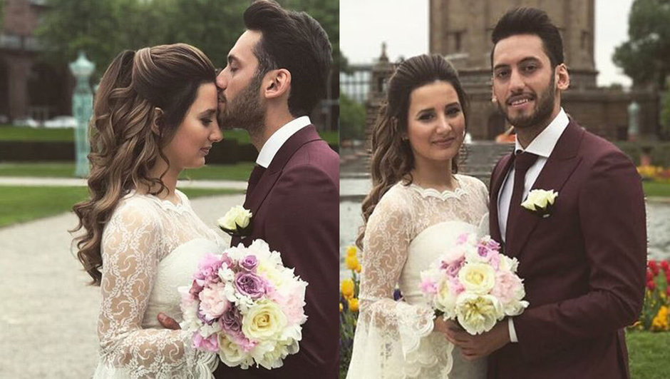 Hakan Çalhanoğlu nun eşi konuştu