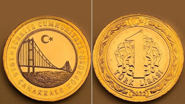 Çanakkale Köprüsü için hatıra parası basıldı