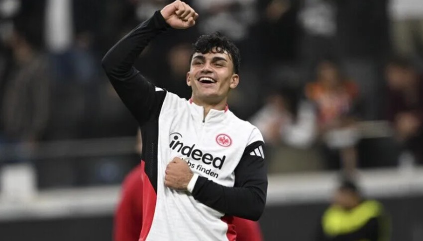 Can Uzun attı Frankfurt kazandı