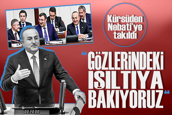 Bakan Çavuşoğlu ndan, Bakan Nebati ye gülümseten gönderme:  Işıltı varsa talebimizi iletiyoruz 