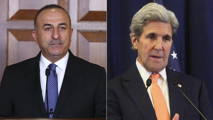 Çavuşoğlu, Kerry ile telefonda görüştü