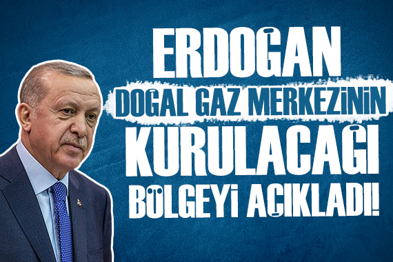 Erdoğan dan doğal gaz açıklaması! İşte kurulacağı bölge...