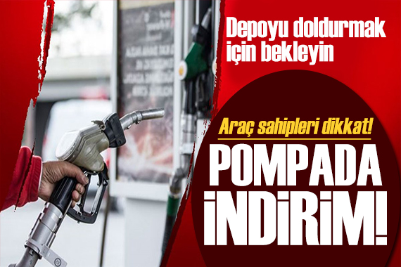 Araç sahipleri dikkat! Benzine bu kez indirim geliyor