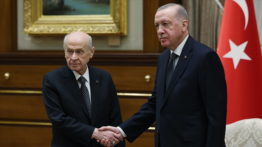 Erdoğan dan Bahçeli ye ziyaret