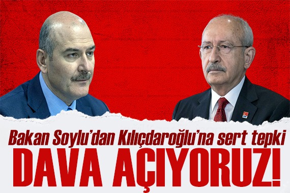Bakan Soylu dan Kılıçdaroğlu na: Yakanı bırakmayacağız!