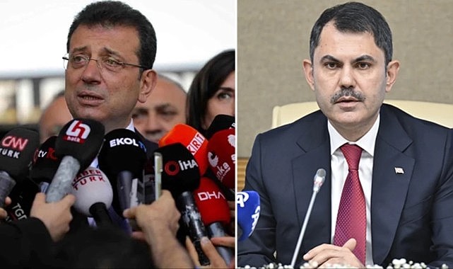 İmamoğlu ndan bakan olan Murat Kurum a tebrik