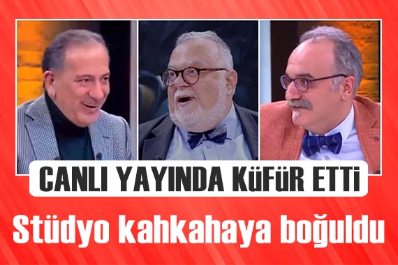 Celal Şengör, canlı yayında küfür etti