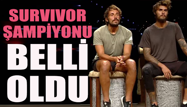 Survivor 2020 nin şampiyonu Cemal Can Canseven oldu