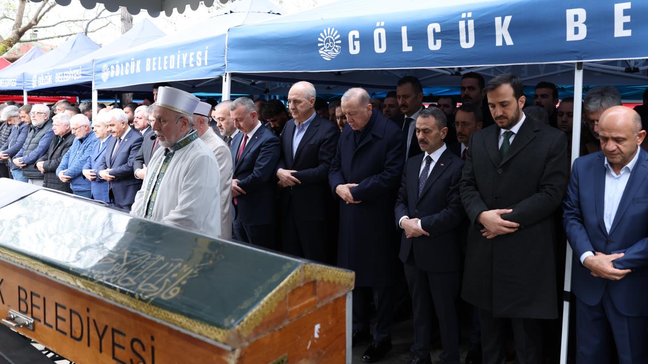 Cumhurbaşkanı Erdoğan, Burhan Abiş in cenaze törenine katıldı