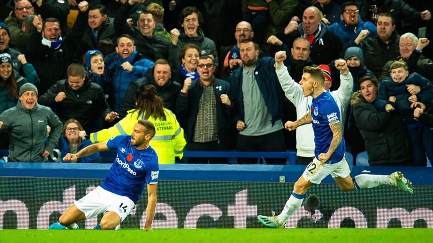 Cenk Tosun 90+7 de attı, Everton 1 puanı kurtardı