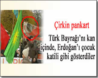 TÜRK BAYRAĞI VE ERDOĞAN A ÇİRKİN SALDIRI