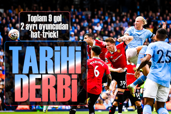 Tarihi derbide kazanan Manchester City!