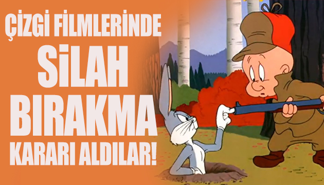 Çizgi filmlerinde silah bırakma kararı aldılar!