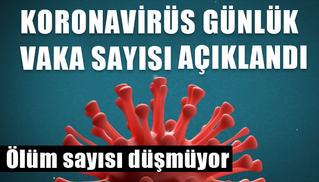 Koronavirüs günlük vaka sayısı belli oldu!