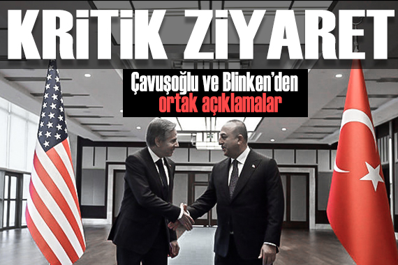 Bakan Çavuşoğlu ABD li mevkidaşı Blinken ile ortak basın toplantısı düzenledi.