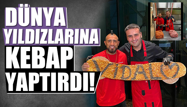 Dünya yıldızlarına kebap yaptıran Türk!