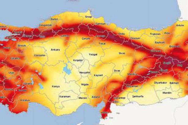 Türkiye nin deprem haritası yenilendi