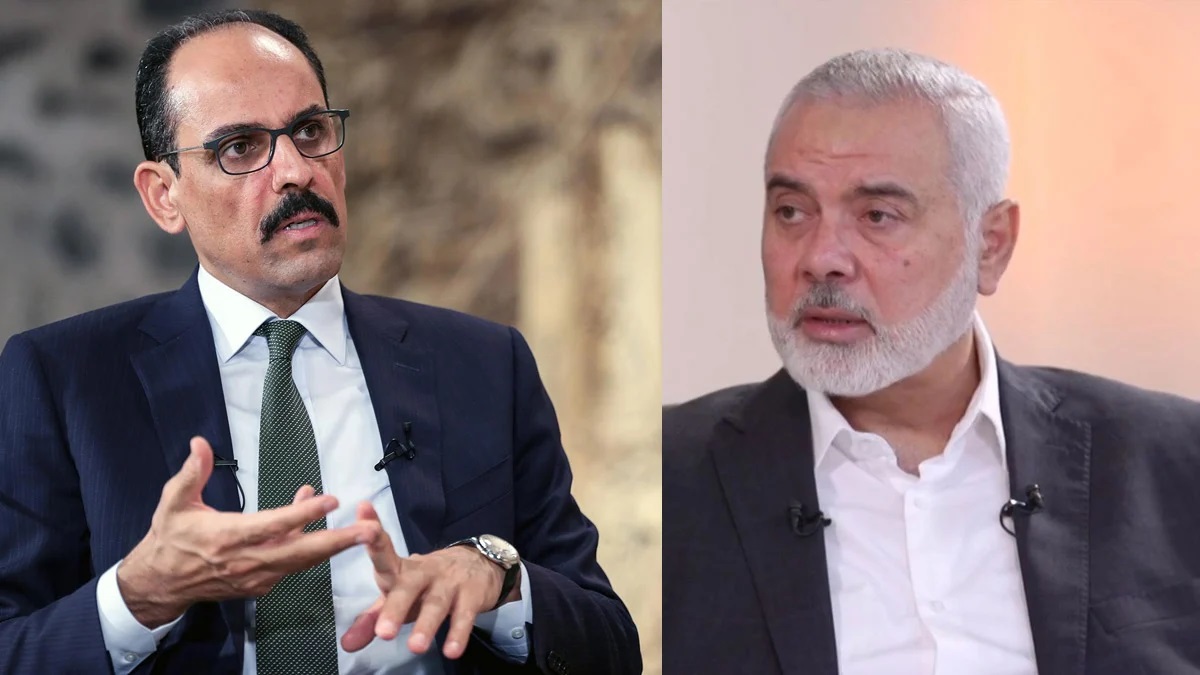 MİT Başkanı İbrahim Kalın Hamas lideri ile  görüştü