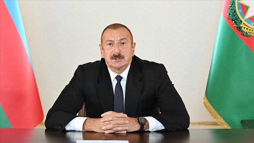 Aliyev den Filistin mesajı