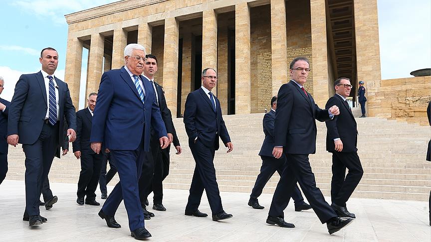 Mahmud Abbas, Anıtkabir i ziyaret etti