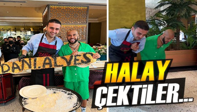 CZN Burak, Dani Alves'le halay çekti!