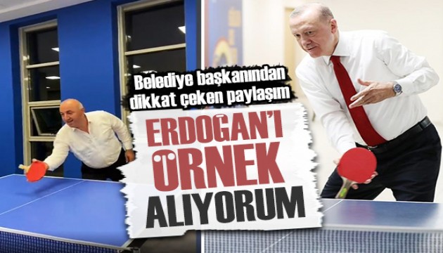 Darıca Belediye Başkanı Bıyık'tan masa tenisi paylaşımı