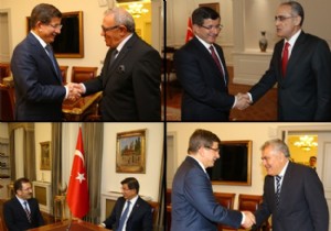 Davutoğlu bazı bakanları kabul etti!