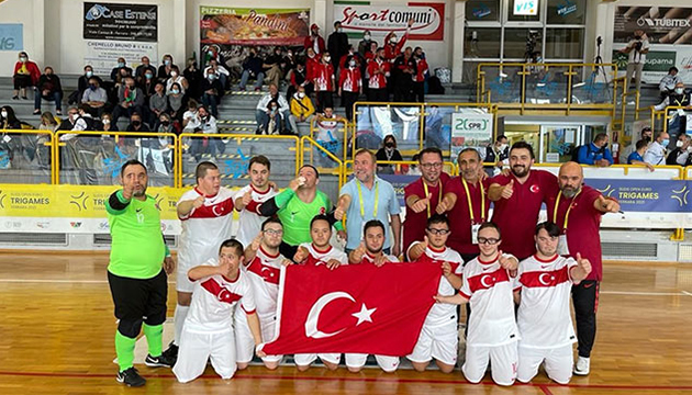 Türkiye Down Sendromlular Futsal Milli Takımı, Avrupa şampiyonu!
