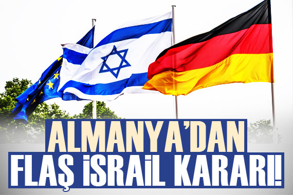 Almanya dan flaş israil kararı! Resmen durduruldu