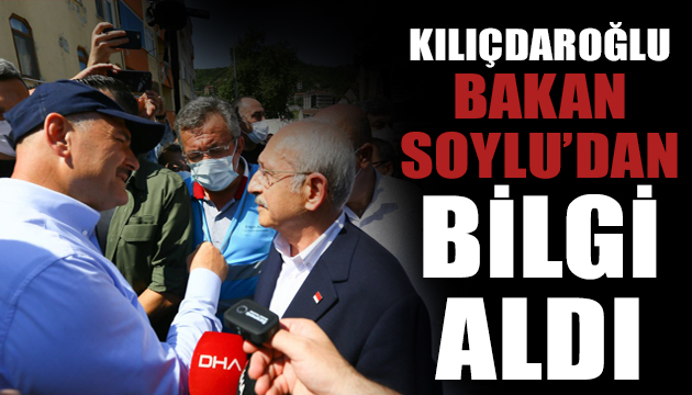 Kılıçdaroğlu, Bakan Soylu’dan bilgi aldı
