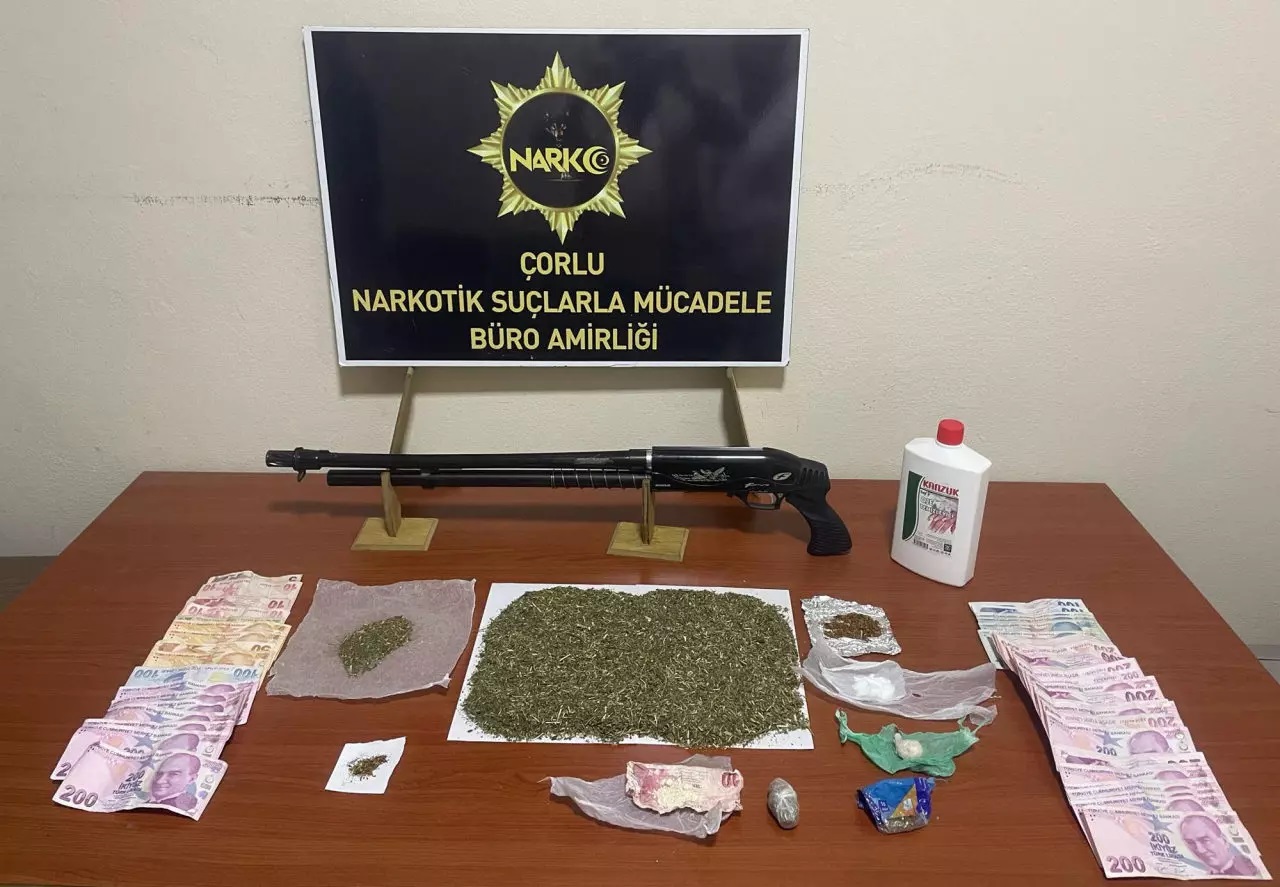 Tekirdağ da uyuşturucu operasyonu