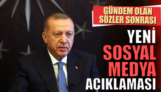 Cumhurbaşkanlığı ndan sosyal medya açıklaması