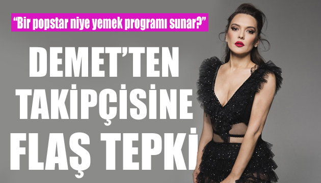 Demet Akalın dan takipçisine tepki çeken sözler!