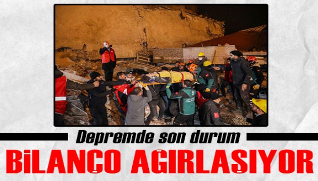 Depremde can kaybı 14 bin 14'e yükseldi