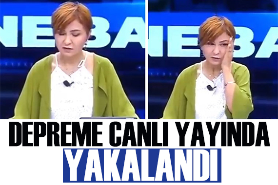 Malatya daki depreme canlı yayında yakalandı