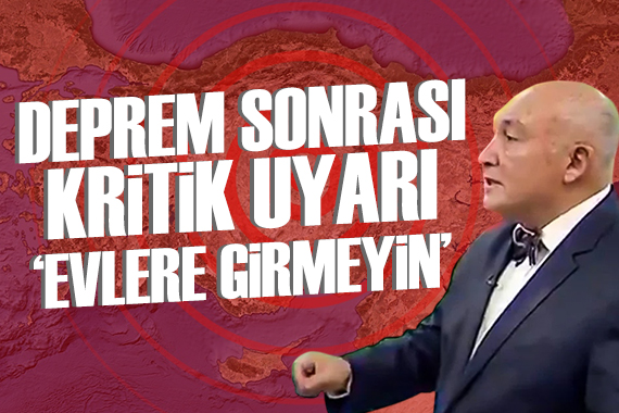 Prof. Dr. Ahmet Ercan dan  Bugün evlere girmeyin  uyarısı