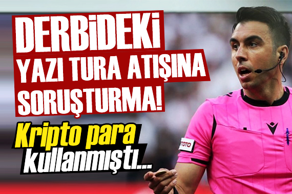 Derbideki para atışına TFF den soruşturma!