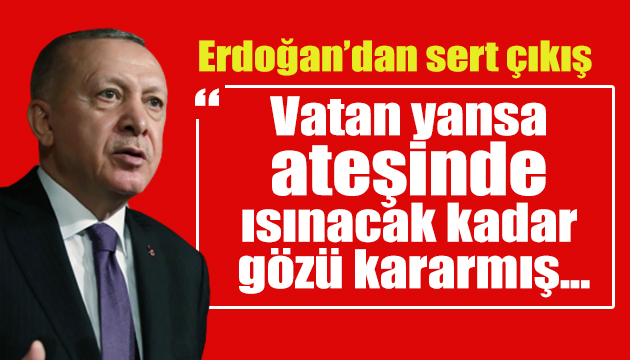 Erdoğan dan muhalefete sert eleştiri