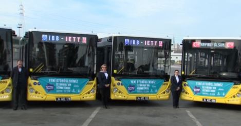 İstanbul un yeni otobüsleri tanıtıldı