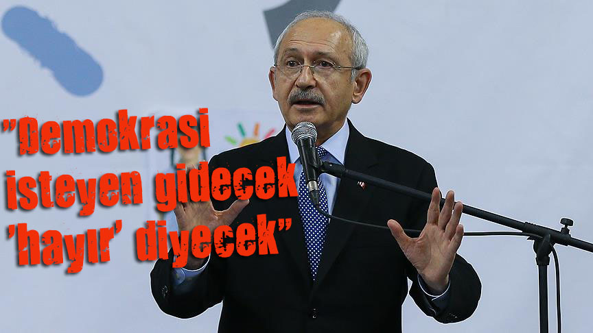  Demokrasi isteyen gidecek hayır diyecek 