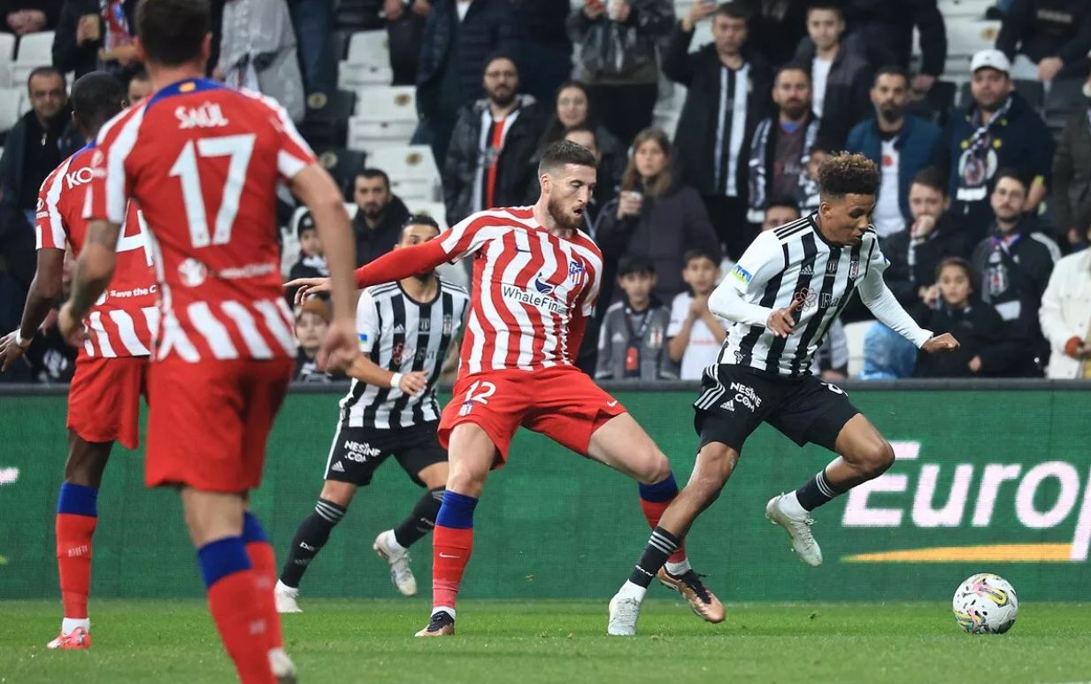 Beşiktaş, Atletico Madrid i 2 golle devirdi