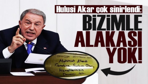 Bakan Akar 'cemaate selam' iddiasını yalanladı!